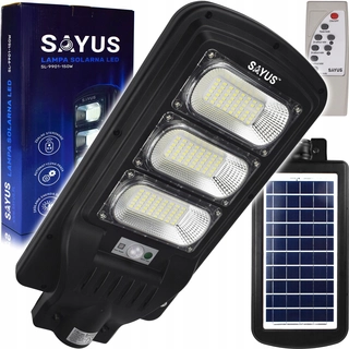Uličná lampa - Pouličné svietidlo 1200 W 1500 lm na batérie, solárne